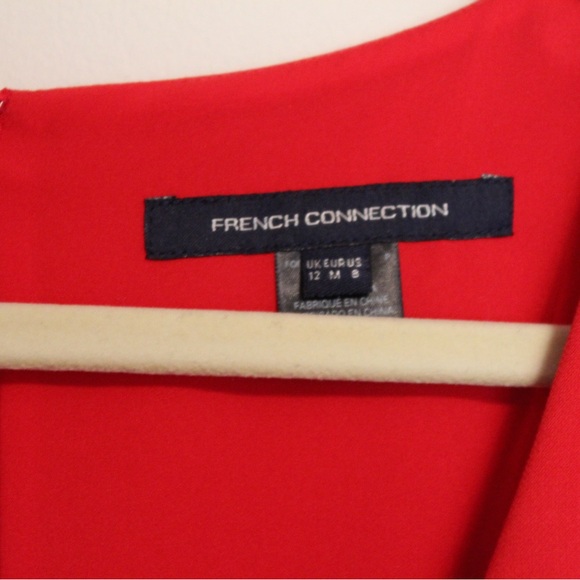 French Connection Red Ruffle Mini Dress - Picture 3 of 3